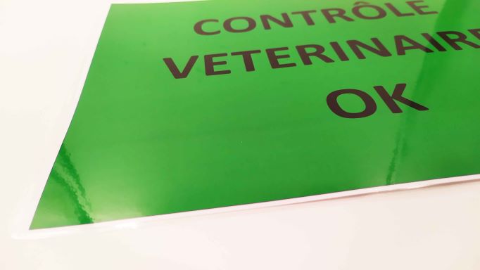 plastification de document , Recto / verso 80 microns Mat ou brillant